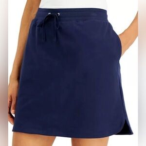 Karen Scott Dark Blue Women's Skirt